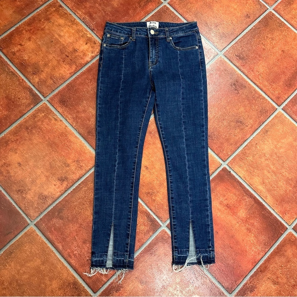 Acne Studios Split Ankle Stretch Jeans - Picture 2 of 8